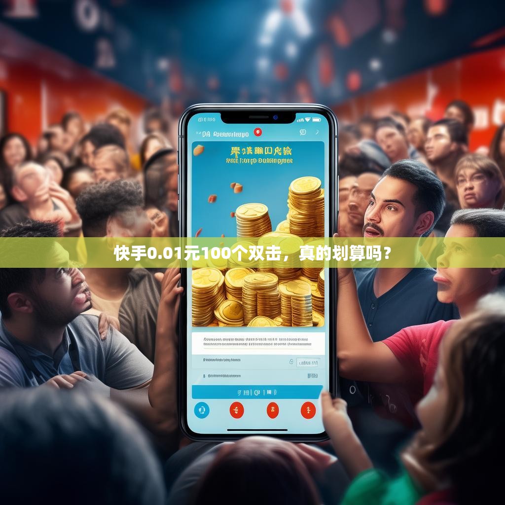 快手0.01元100个双击,真的划算吗?
