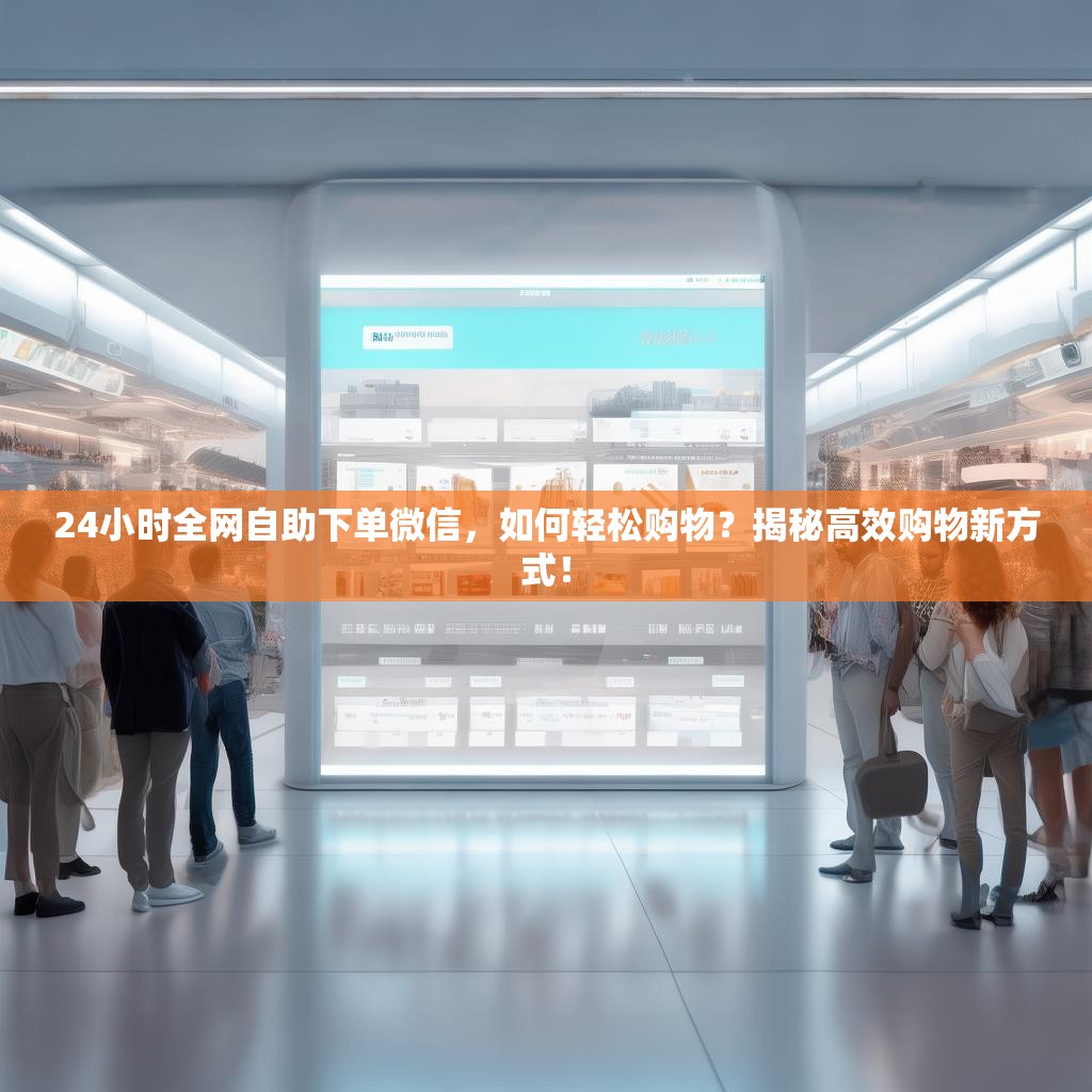 24小时全网自助下单微信，如何轻松购物？揭秘高效购物新方式！