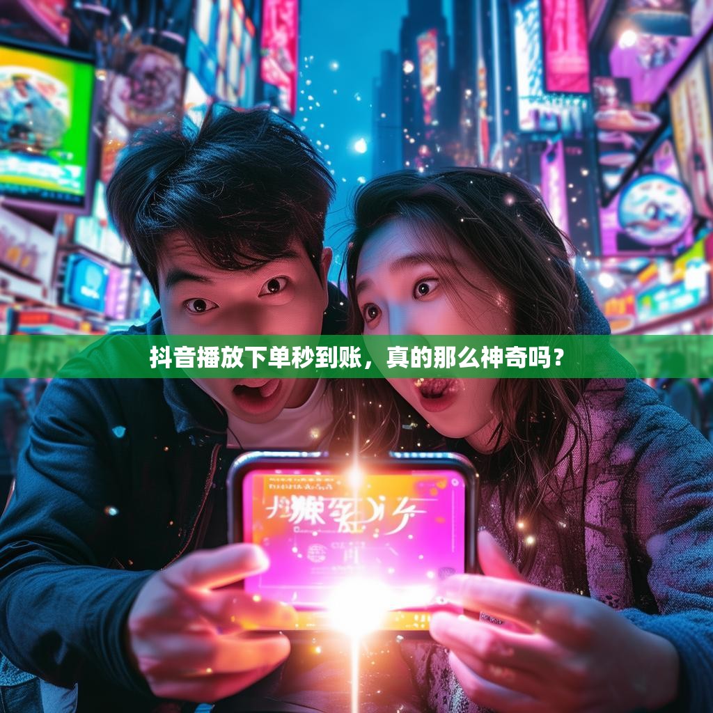 抖音播放下单秒到账，真的那么神奇吗？