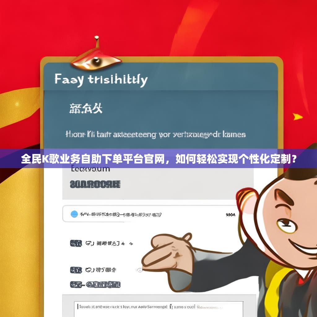 全民K歌业务自助下单平台官网,如何轻松实现个性化定制?