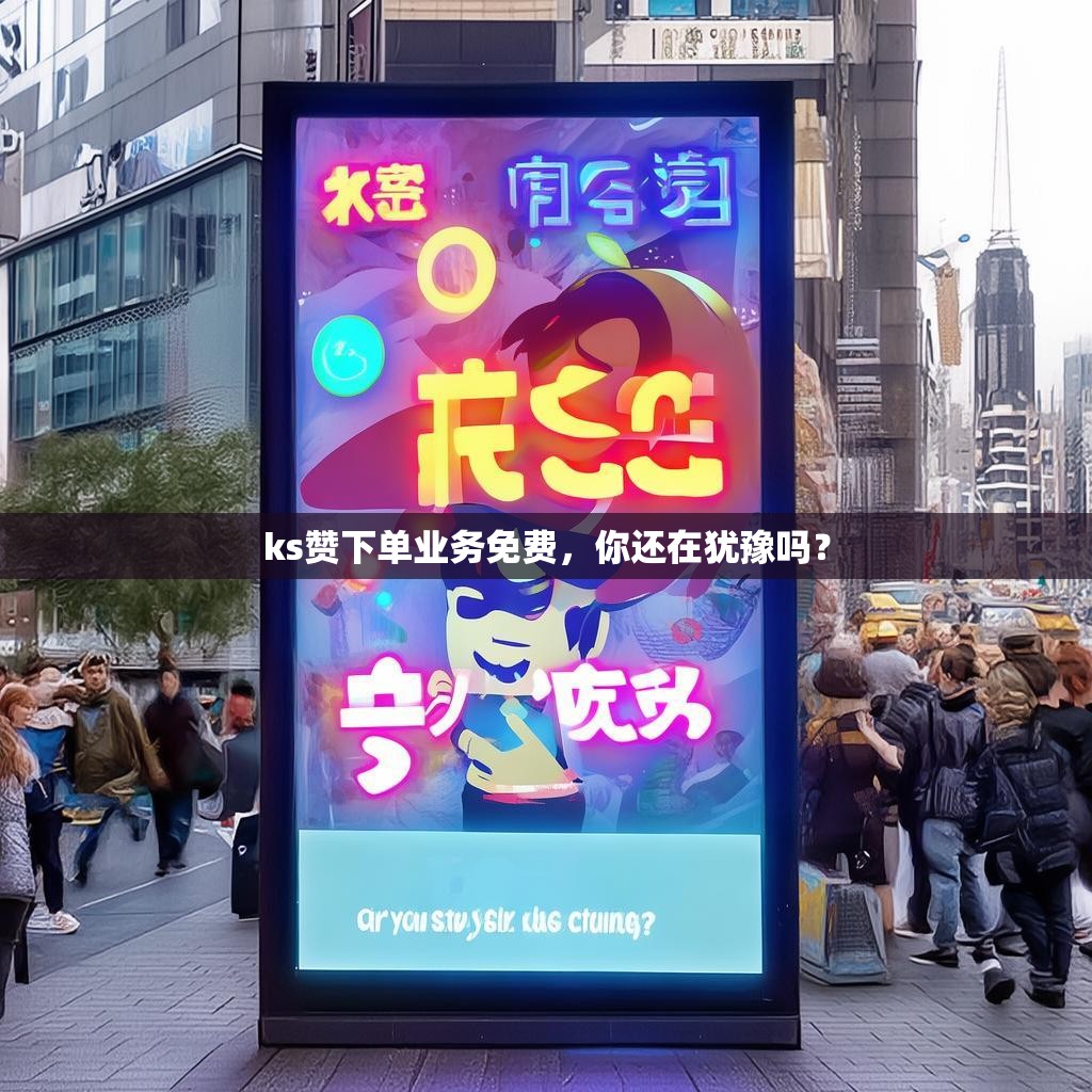 ks赞下单业务免费，你还在犹豫吗？