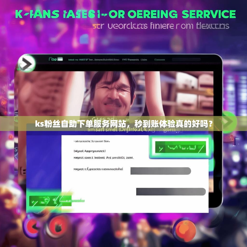 ks粉丝自助下单服务网站，秒到账体验真的好吗？