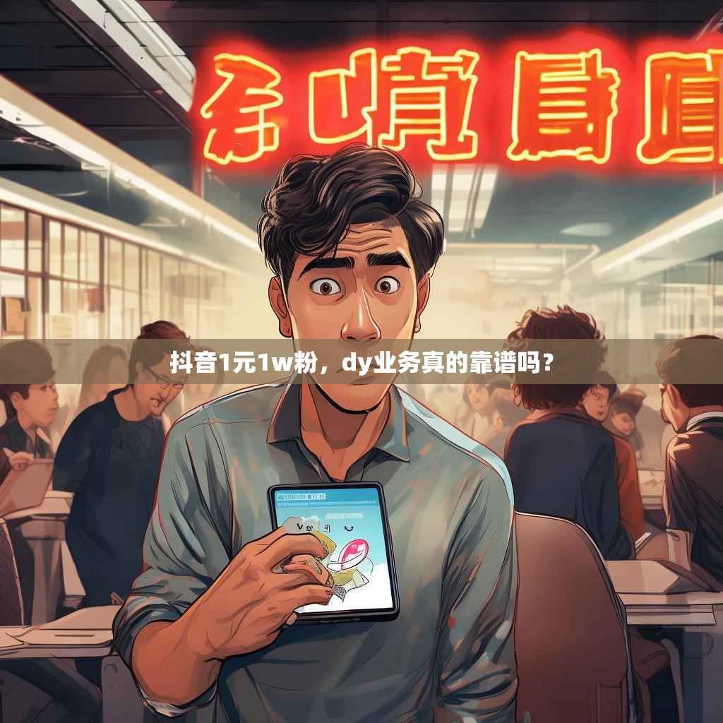抖音1元1w粉，dy业务真的靠谱吗？