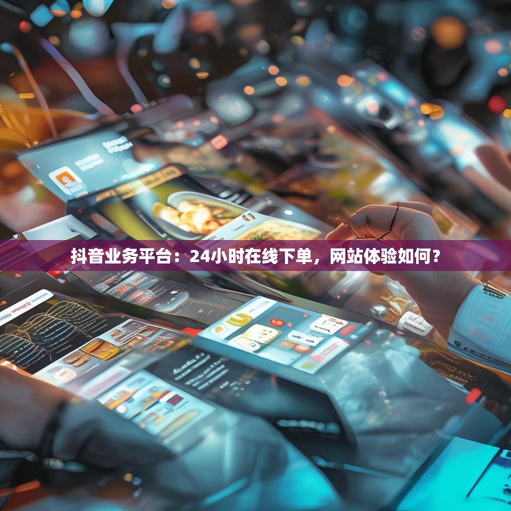 抖音业务平台：24小时在线下单，网站体验如何？