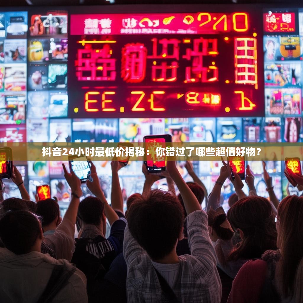 抖音24小时最低价揭秘：你错过了哪些超值好物？