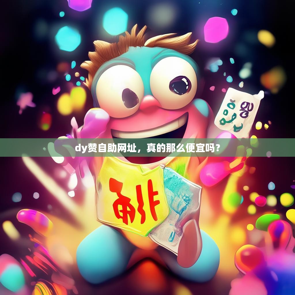 dy赞自助网址，真的那么便宜吗？