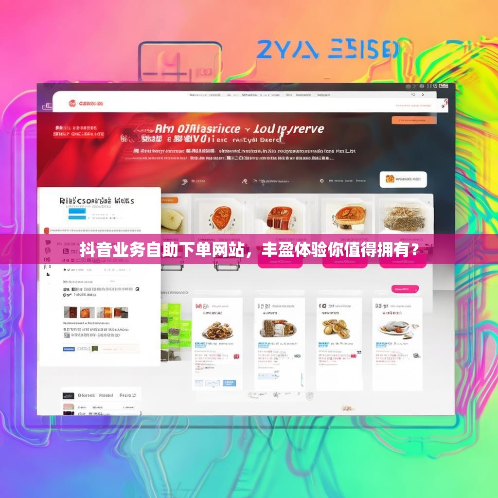 抖音业务自助下单网站，丰盈体验你值得拥有？