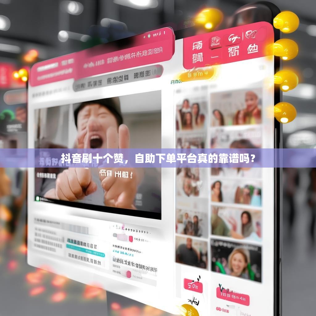 抖音刷十个赞，自助下单平台真的靠谱吗？