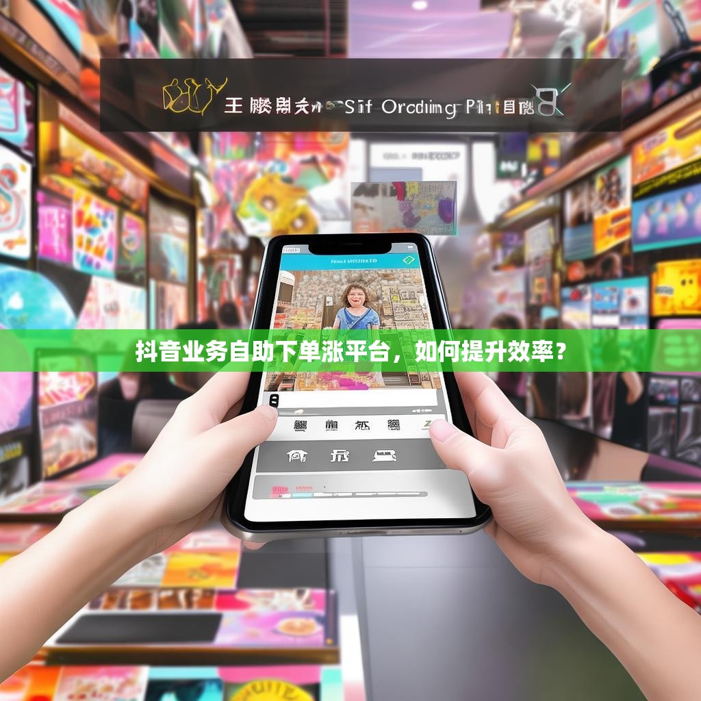 抖音业务自助下单涨平台，如何提升效率？