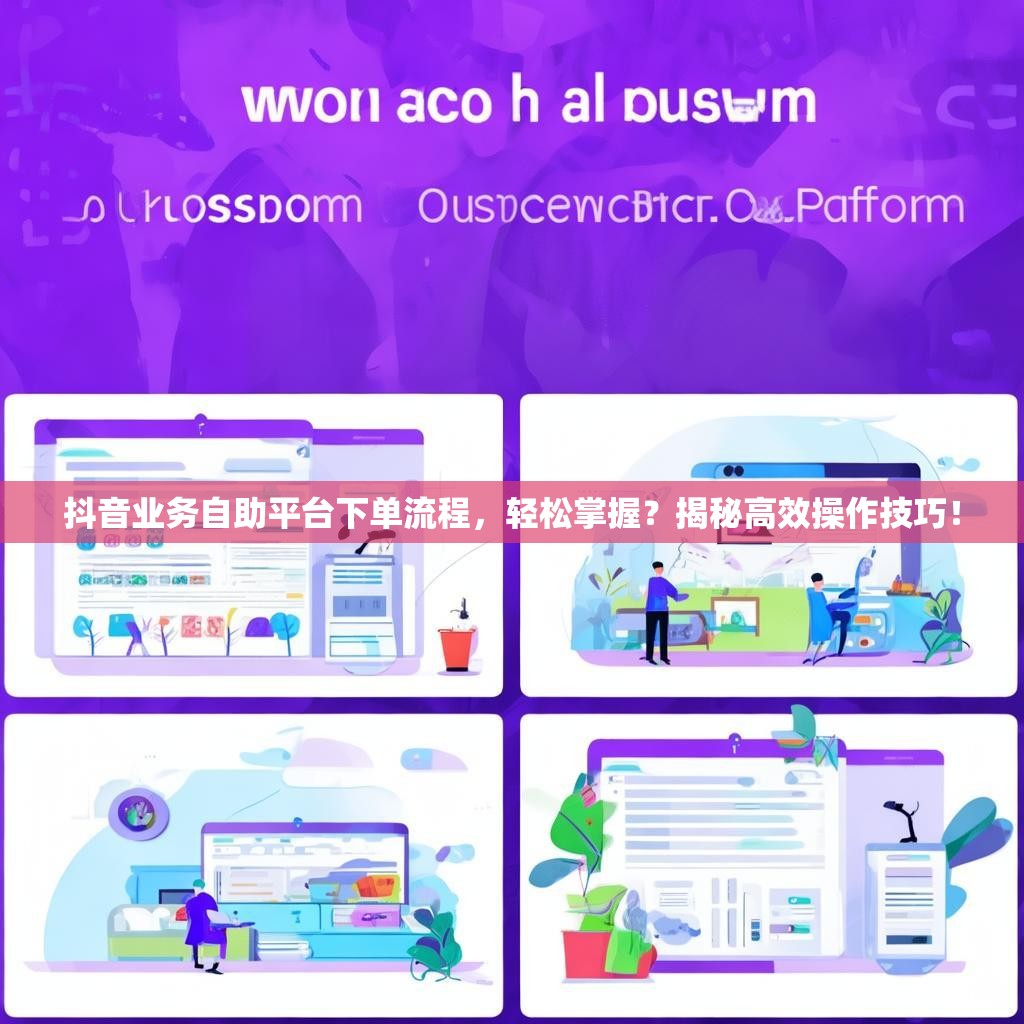 抖音业务自助平台下单流程，轻松掌握？揭秘高效操作技巧！