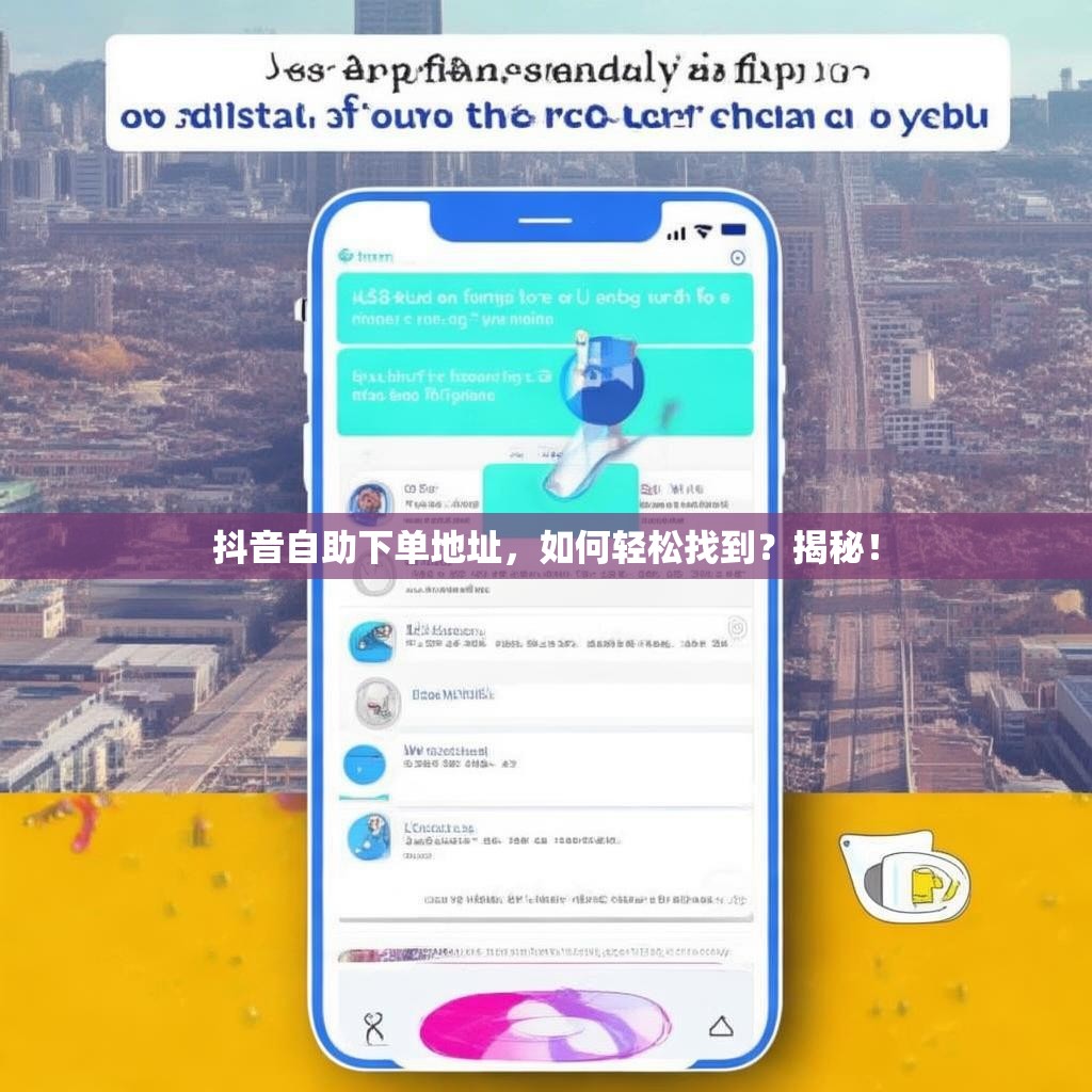 抖音自助下单地址,如何轻松找到?揭秘!