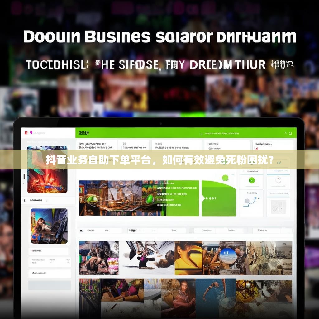 抖音业务自助下单平台,如何有效避免死粉困扰?