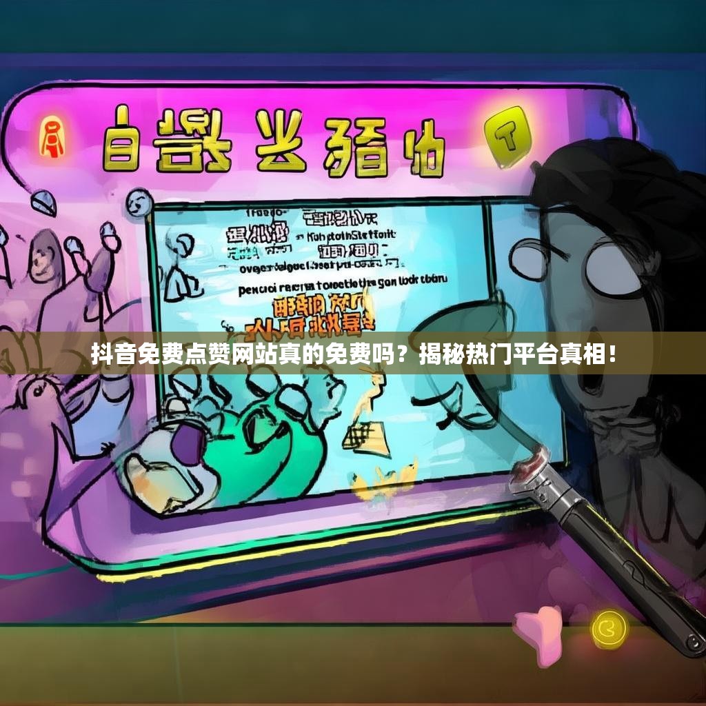 抖音免费点赞网站真的免费吗?揭秘热门平台真相!