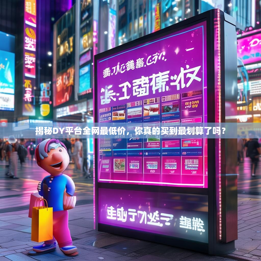 揭秘DY平台全网最低价，你真的买到最划算了吗？