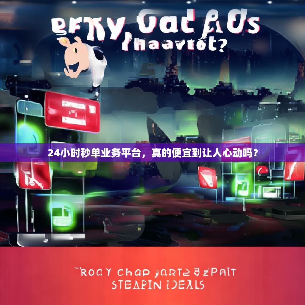 24小时秒单业务平台，真的便宜到让人心动吗？