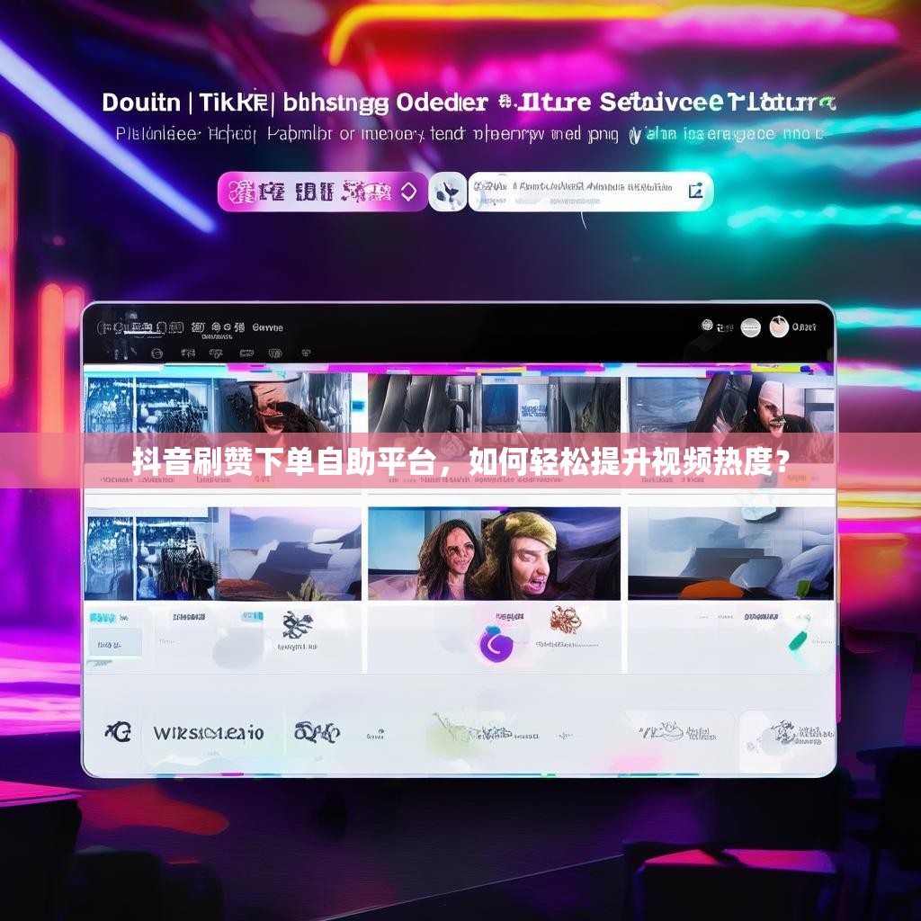 抖音刷赞下单自助平台，如何轻松提升视频热度？