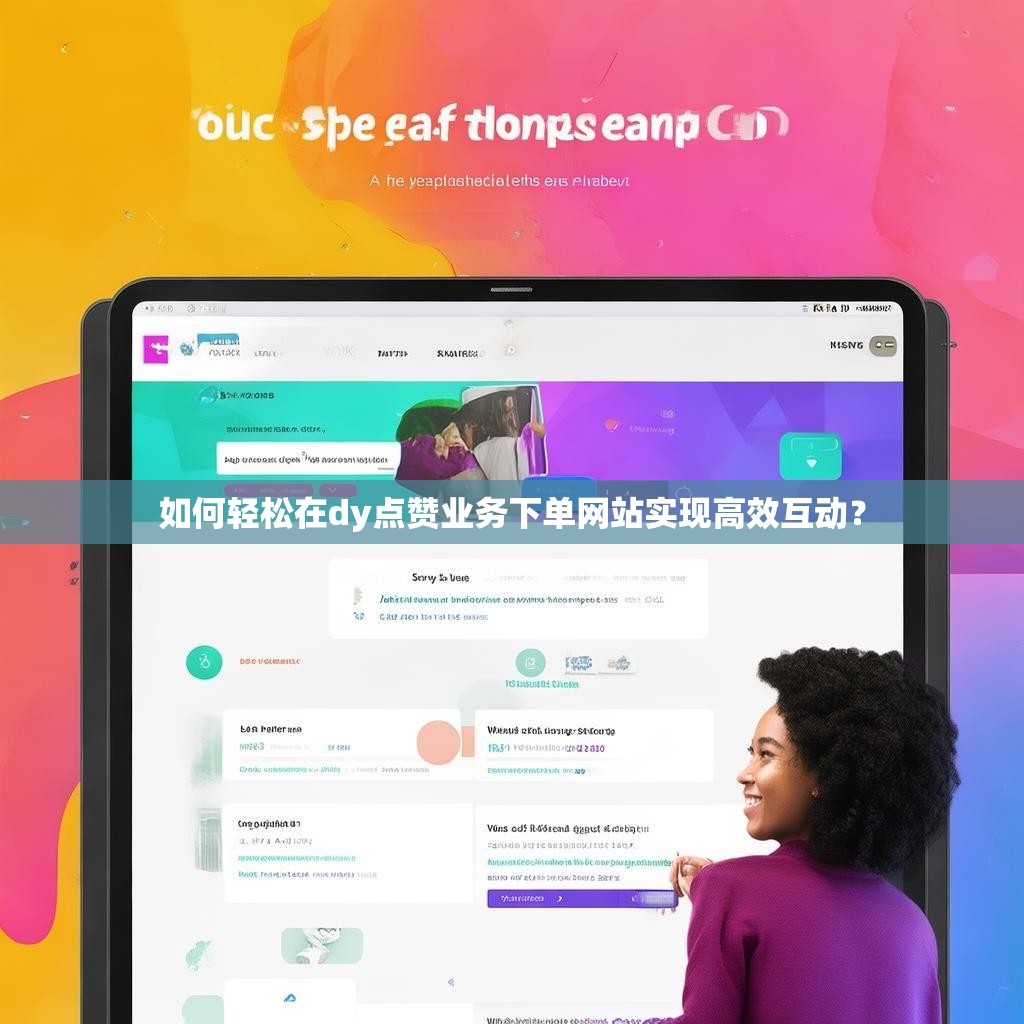 如何轻松在dy点赞业务下单网站实现高效互动？