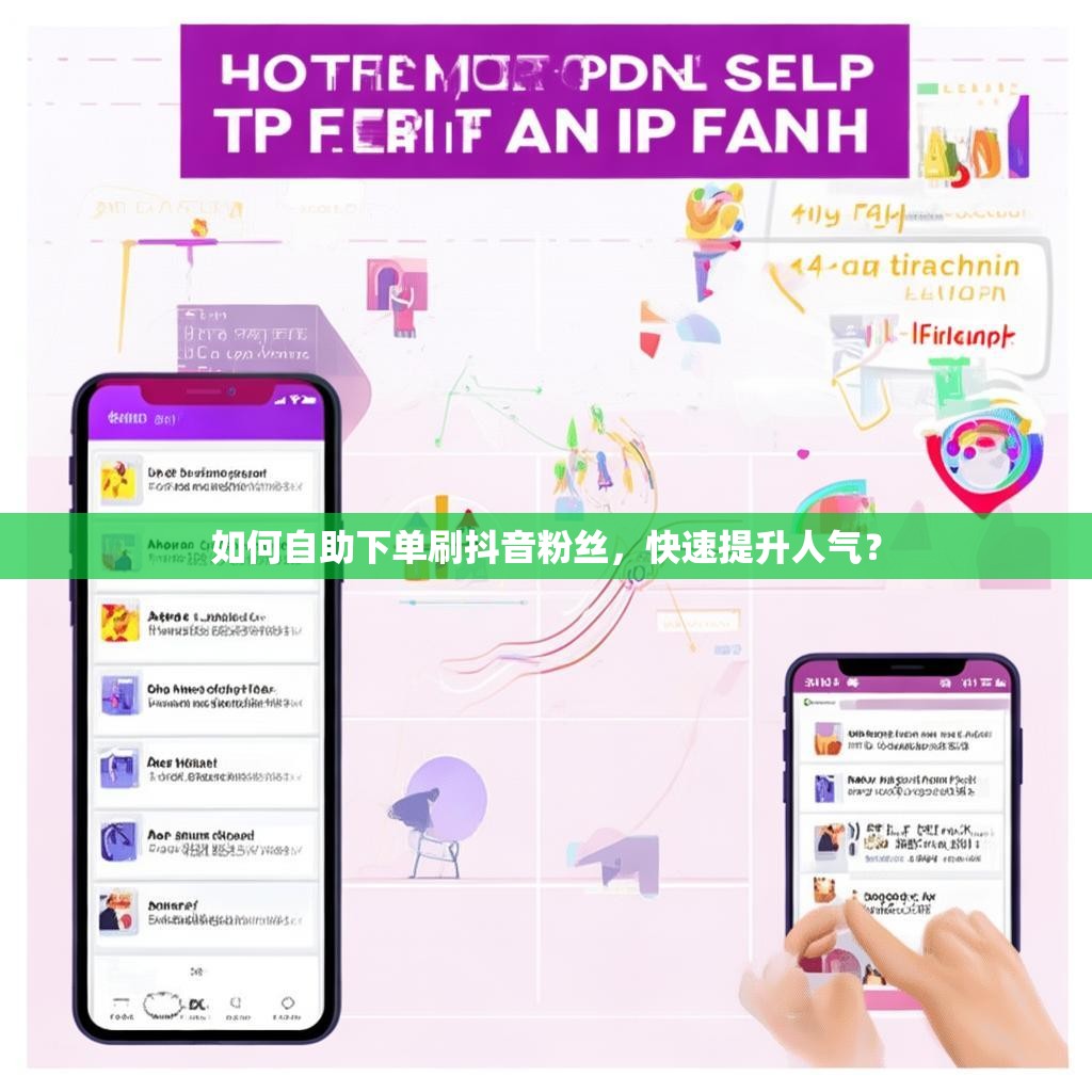 如何自助下单刷抖音粉丝，快速提升人气？