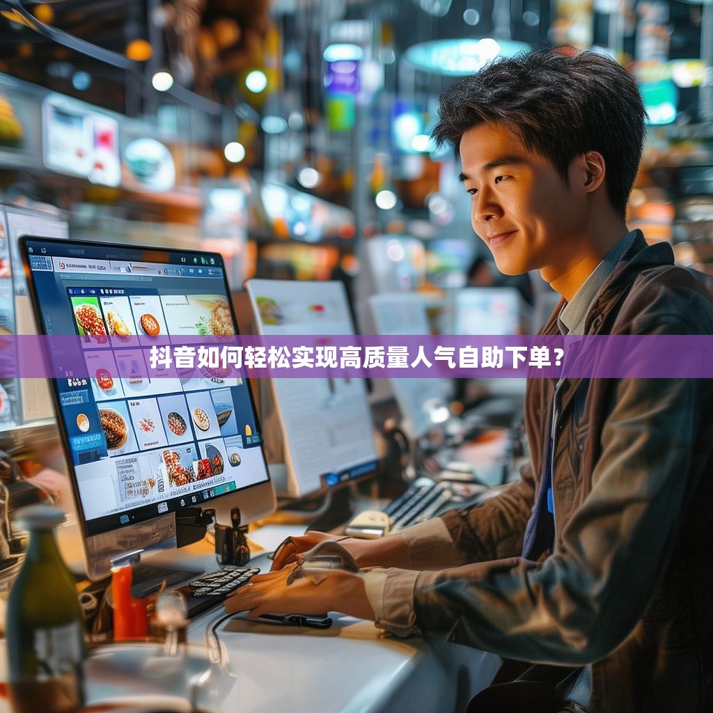 抖音如何轻松实现高质量人气自助下单？