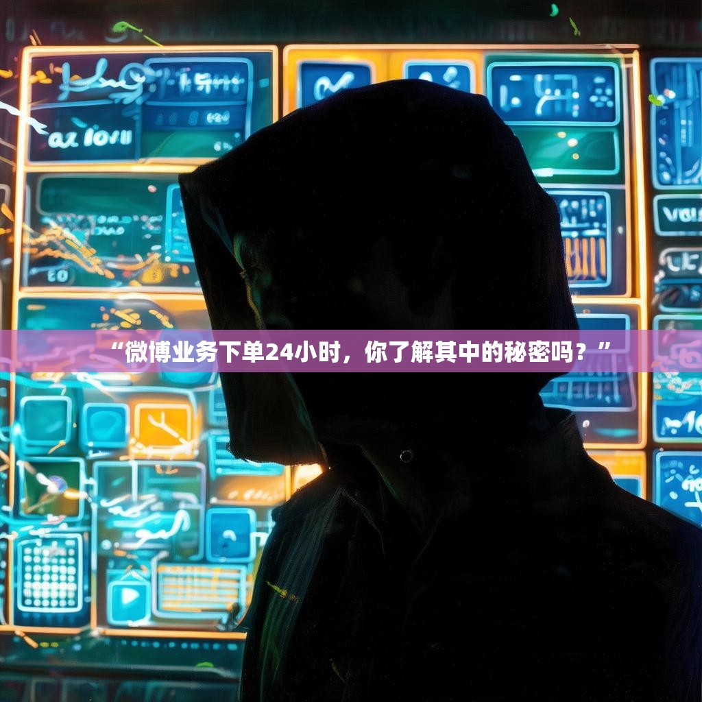“微博业务下单24小时，你了解其中的秘密吗？”