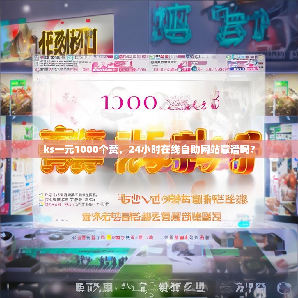 ks一元1000个赞，24小时在线自助网站靠谱吗？