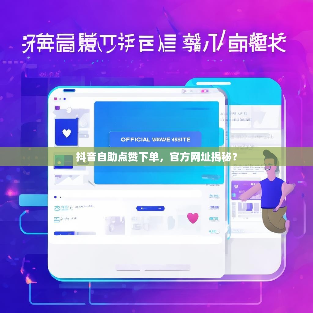 抖音自助点赞下单，官方网址揭秘？