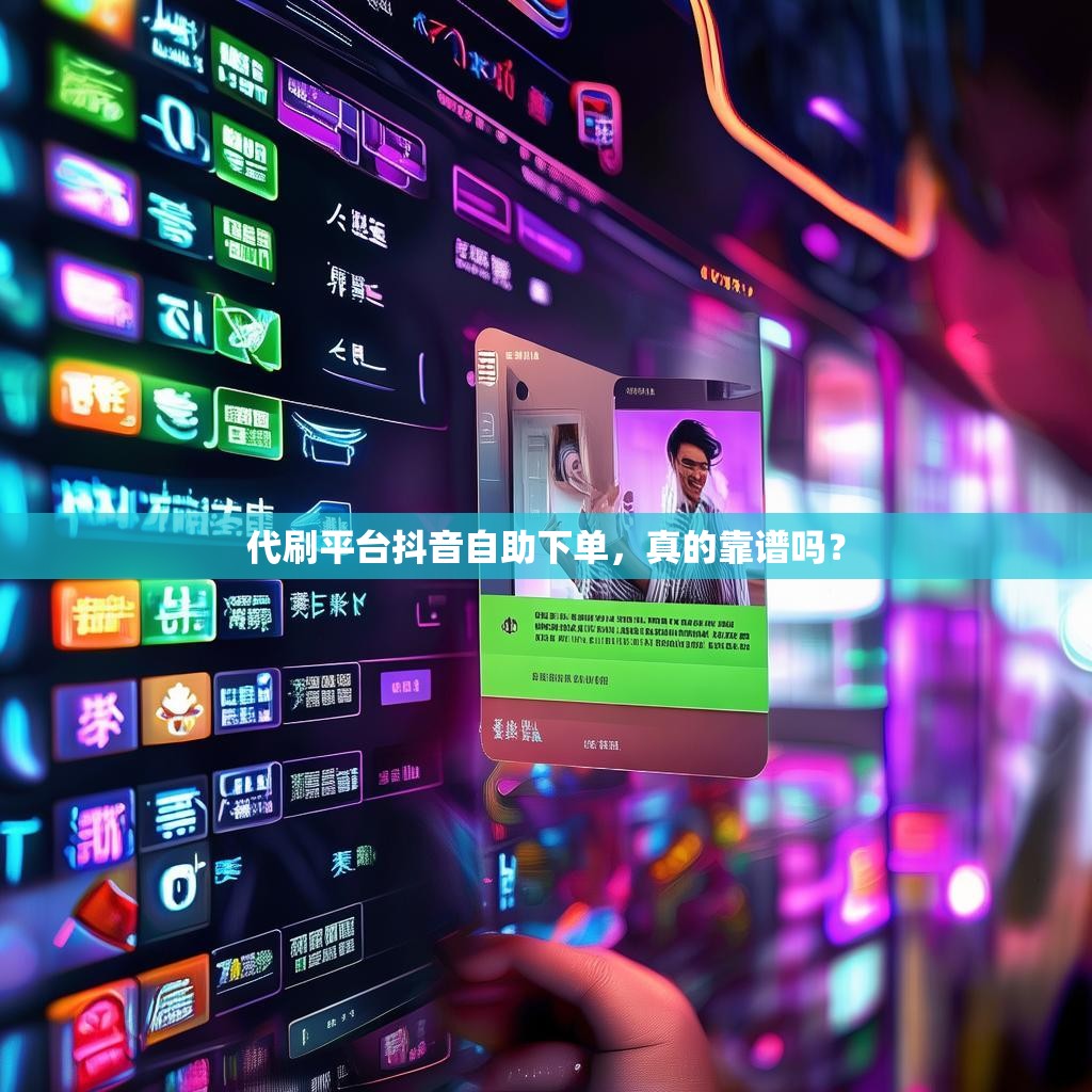 代刷平台抖音自助下单，真的靠谱吗？