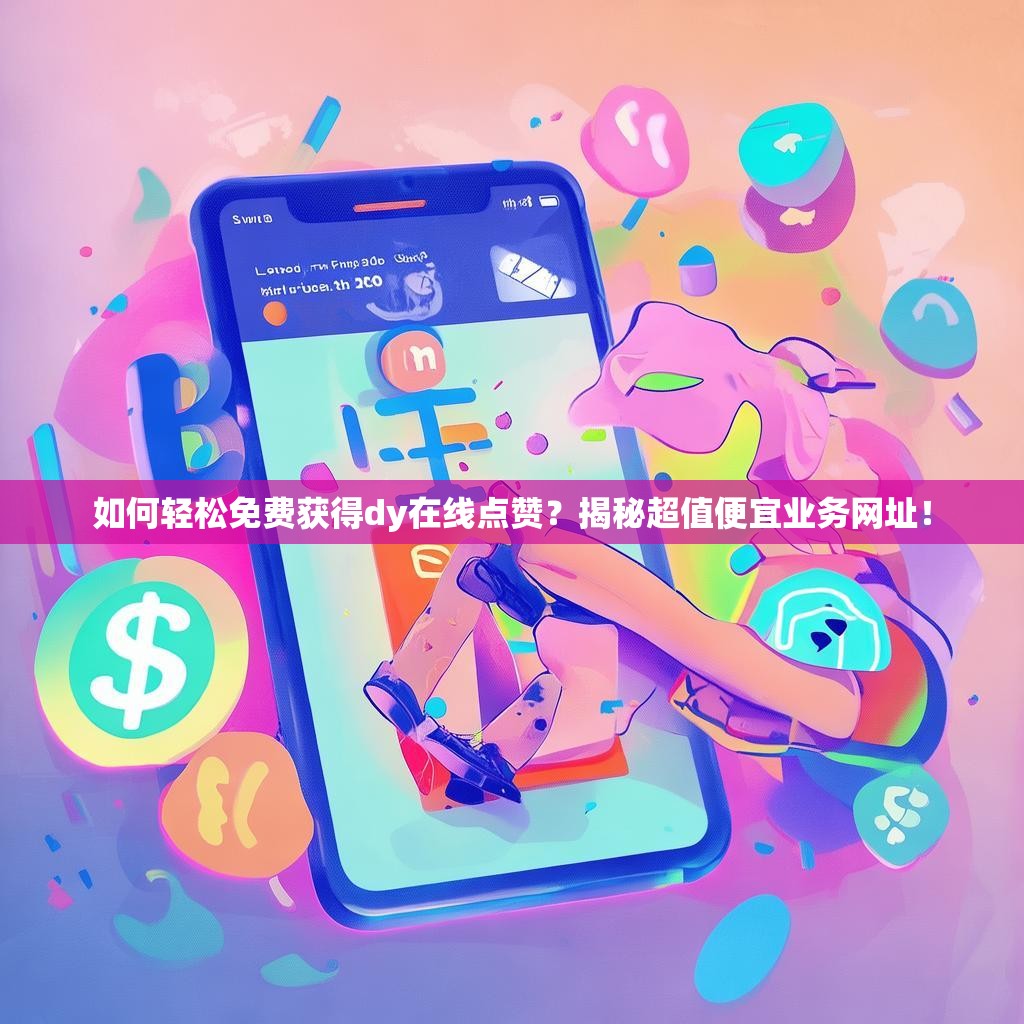 如何轻松免费获得dy在线点赞？揭秘超值便宜业务网址！