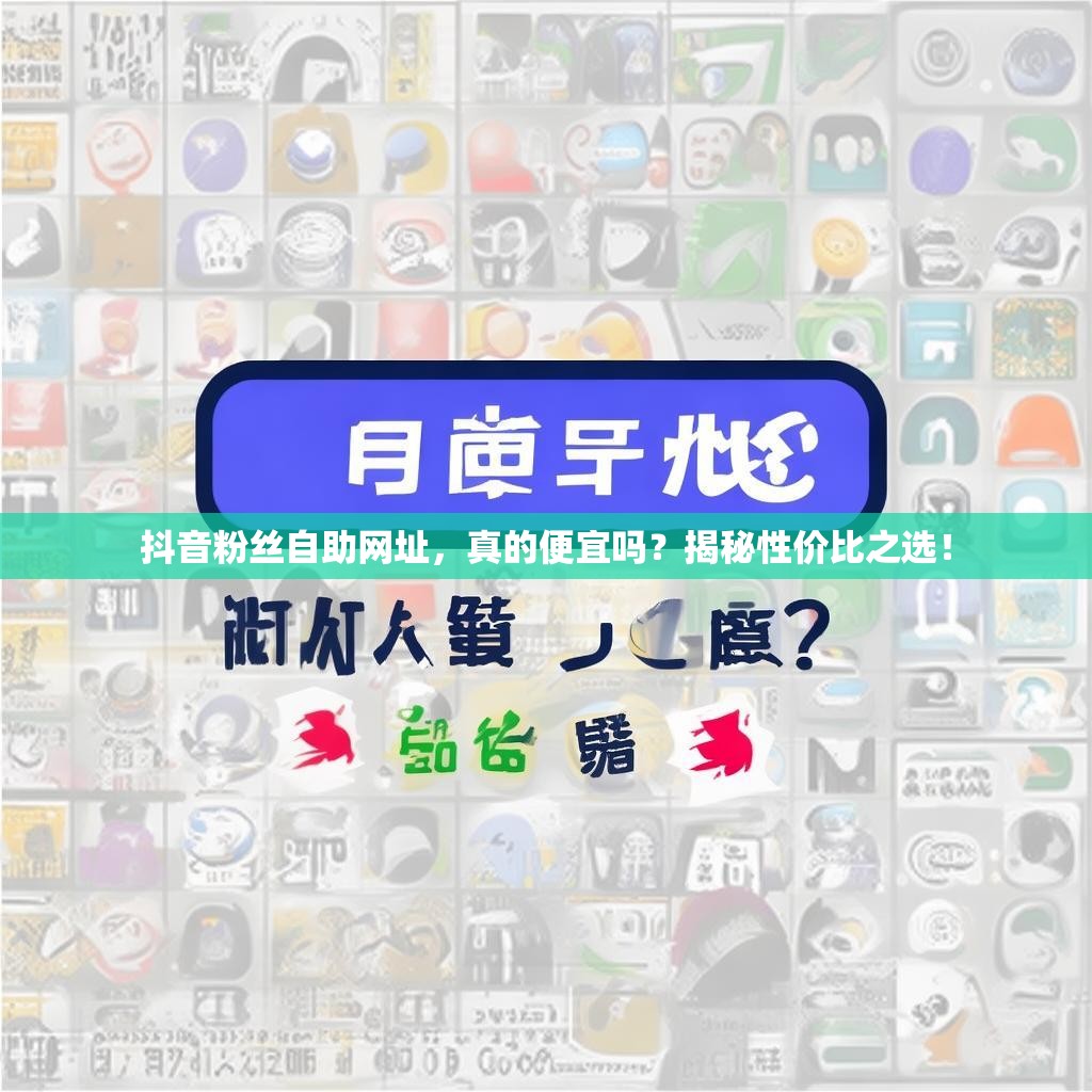 抖音粉丝自助网址,真的便宜吗?揭秘性价比之选!