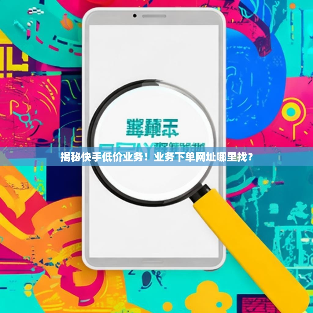 揭秘快手低价业务！业务下单网址哪里找？