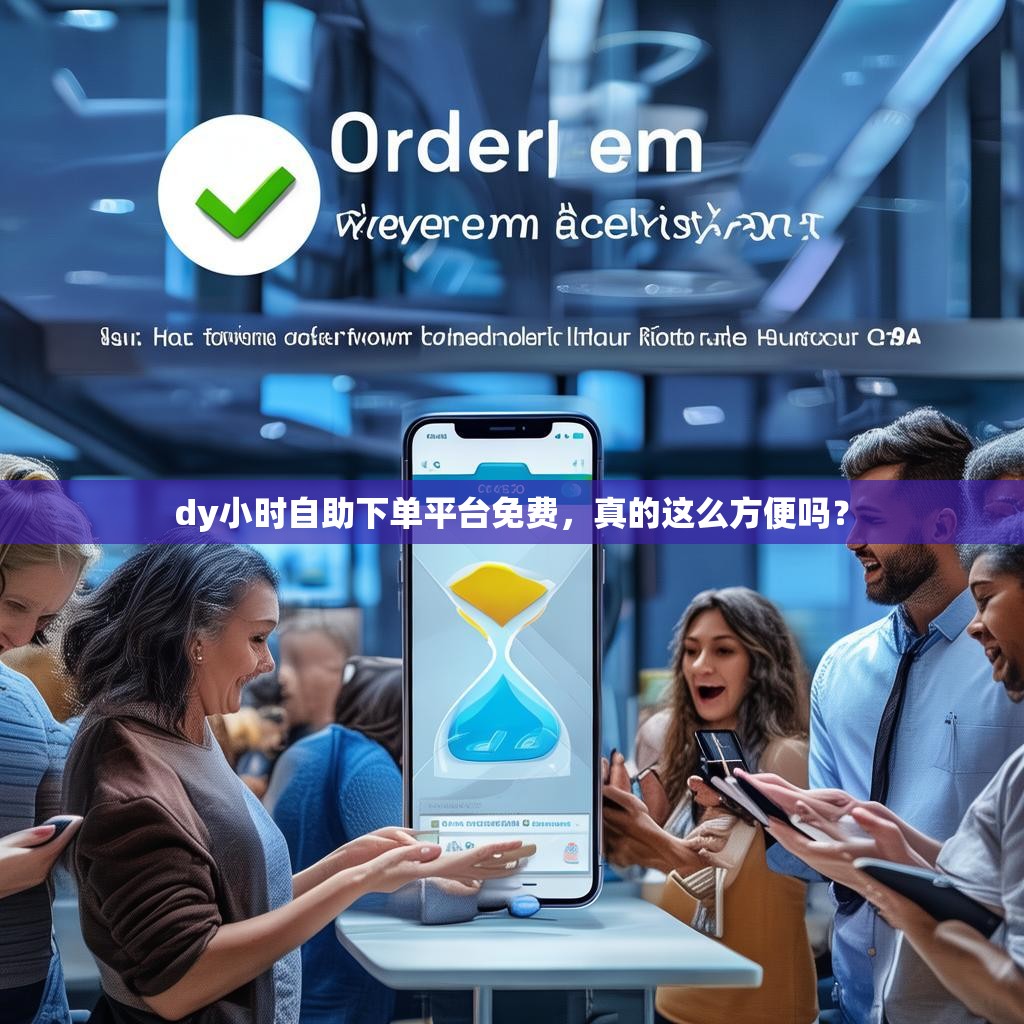 dy小时自助下单平台免费，真的这么方便吗？
