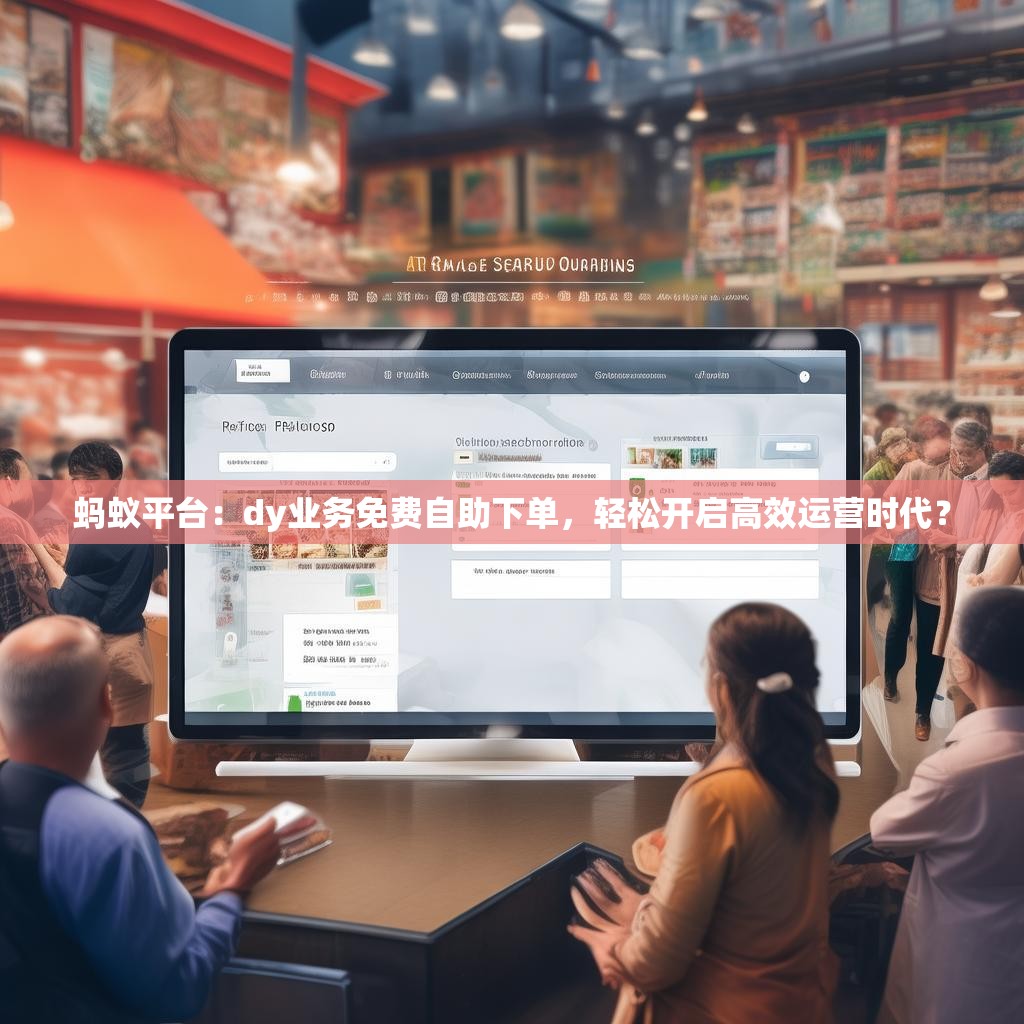 蚂蚁平台：dy业务免费自助下单，轻松开启高效运营时代？