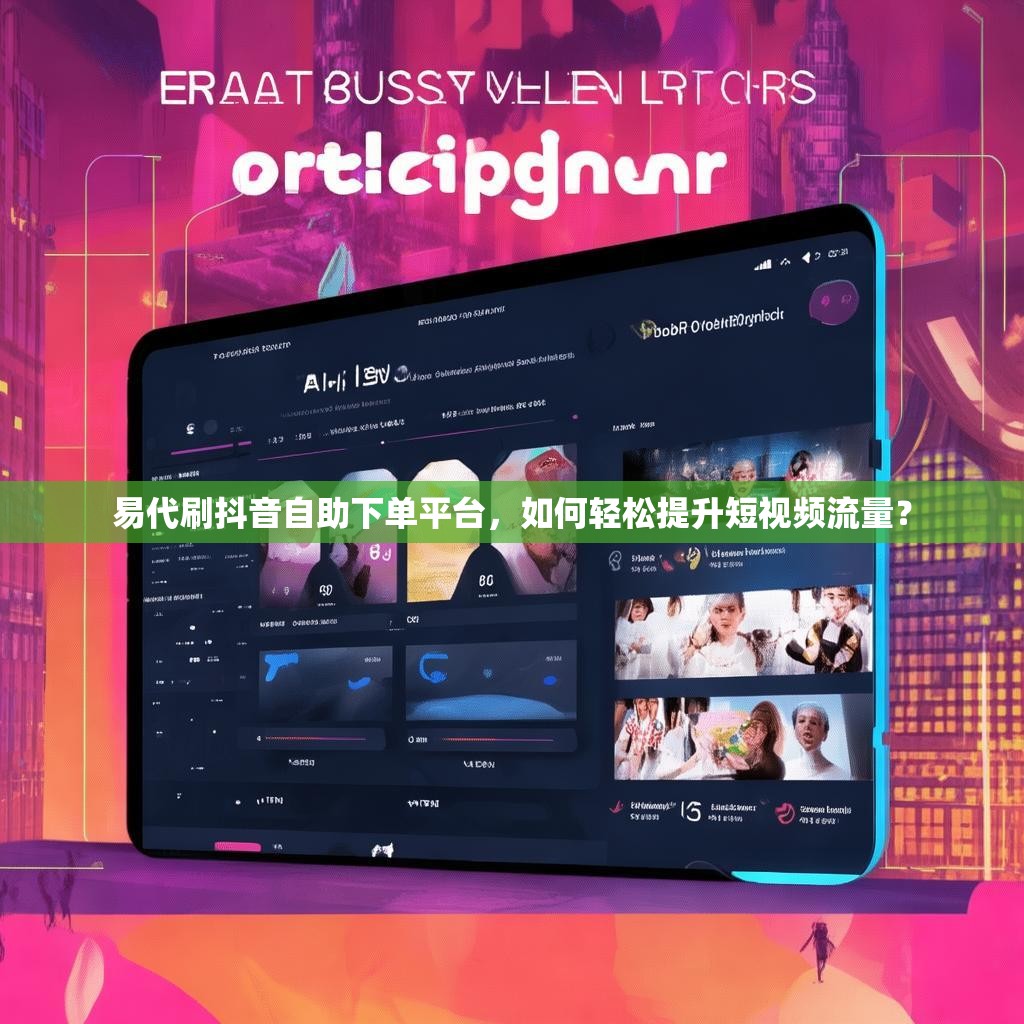 易代刷抖音自助下单平台，如何轻松提升短视频流量？