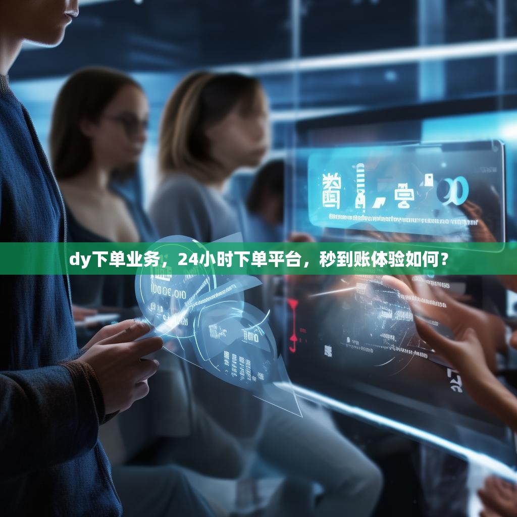 dy下单业务，24小时下单平台，秒到账体验如何？