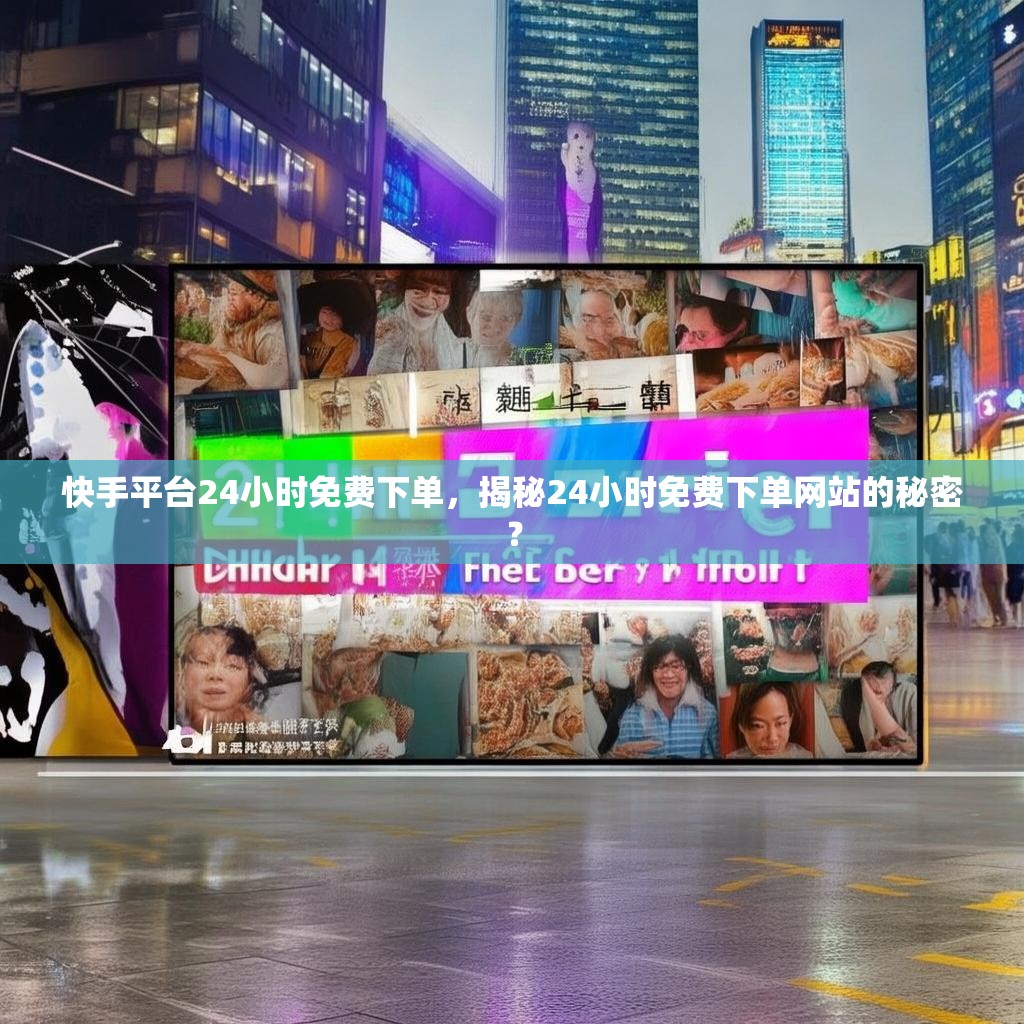 快手平台24小时免费下单，揭秘24小时免费下单网站的秘密？
