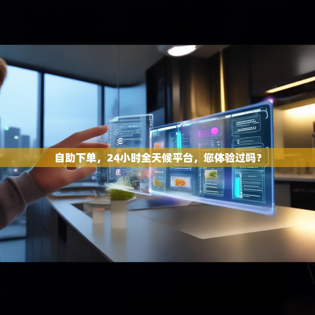 自助下单，24小时全天候平台，您体验过吗？