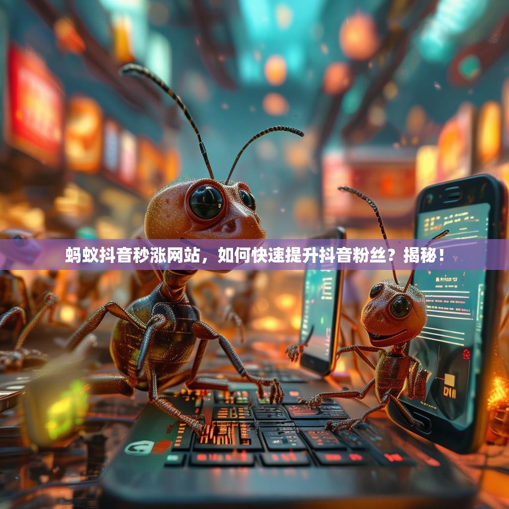 蚂蚁抖音秒涨网站,如何快速提升抖音粉丝?揭秘!