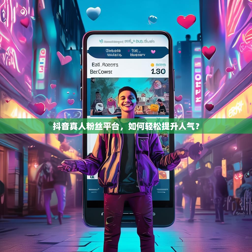 抖音真人粉丝平台，如何轻松提升人气？
