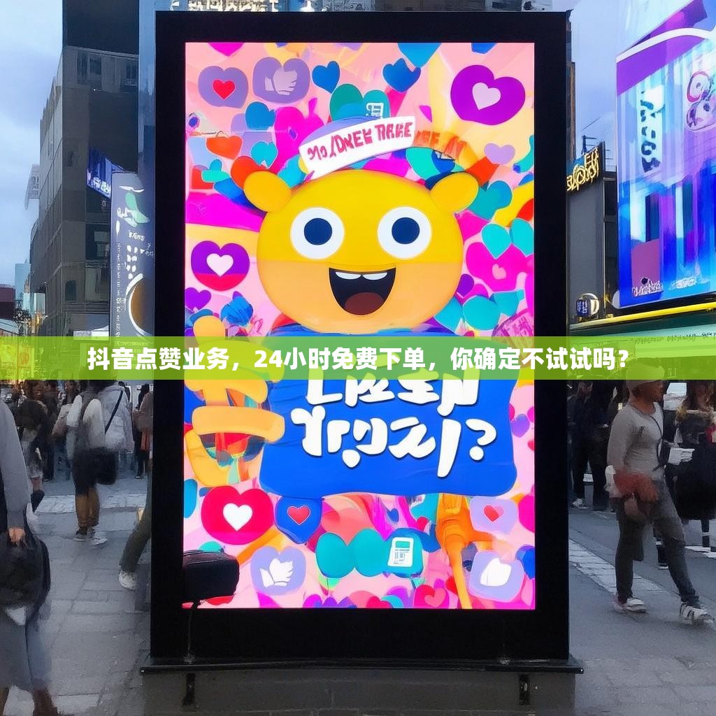 抖音点赞业务，24小时免费下单，你确定不试试吗？