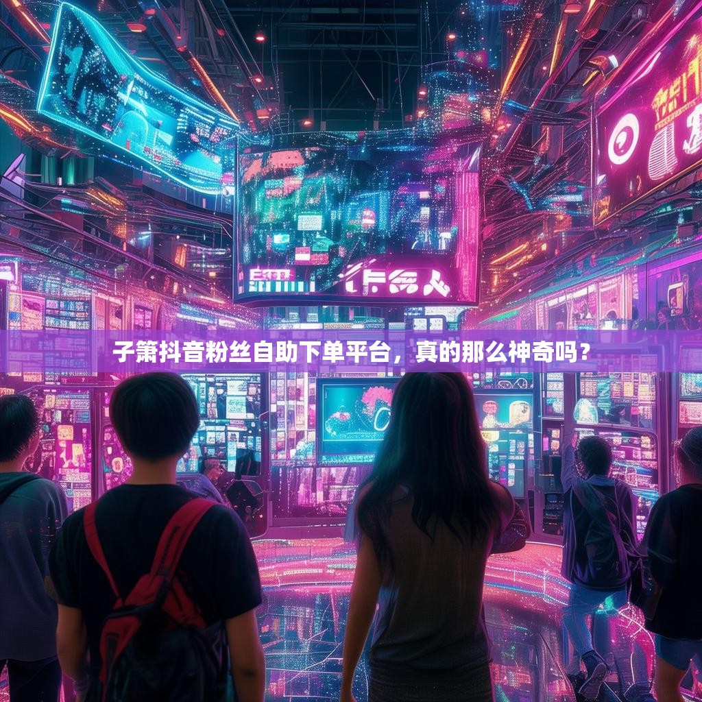 子箫抖音粉丝自助下单平台，真的那么神奇吗？