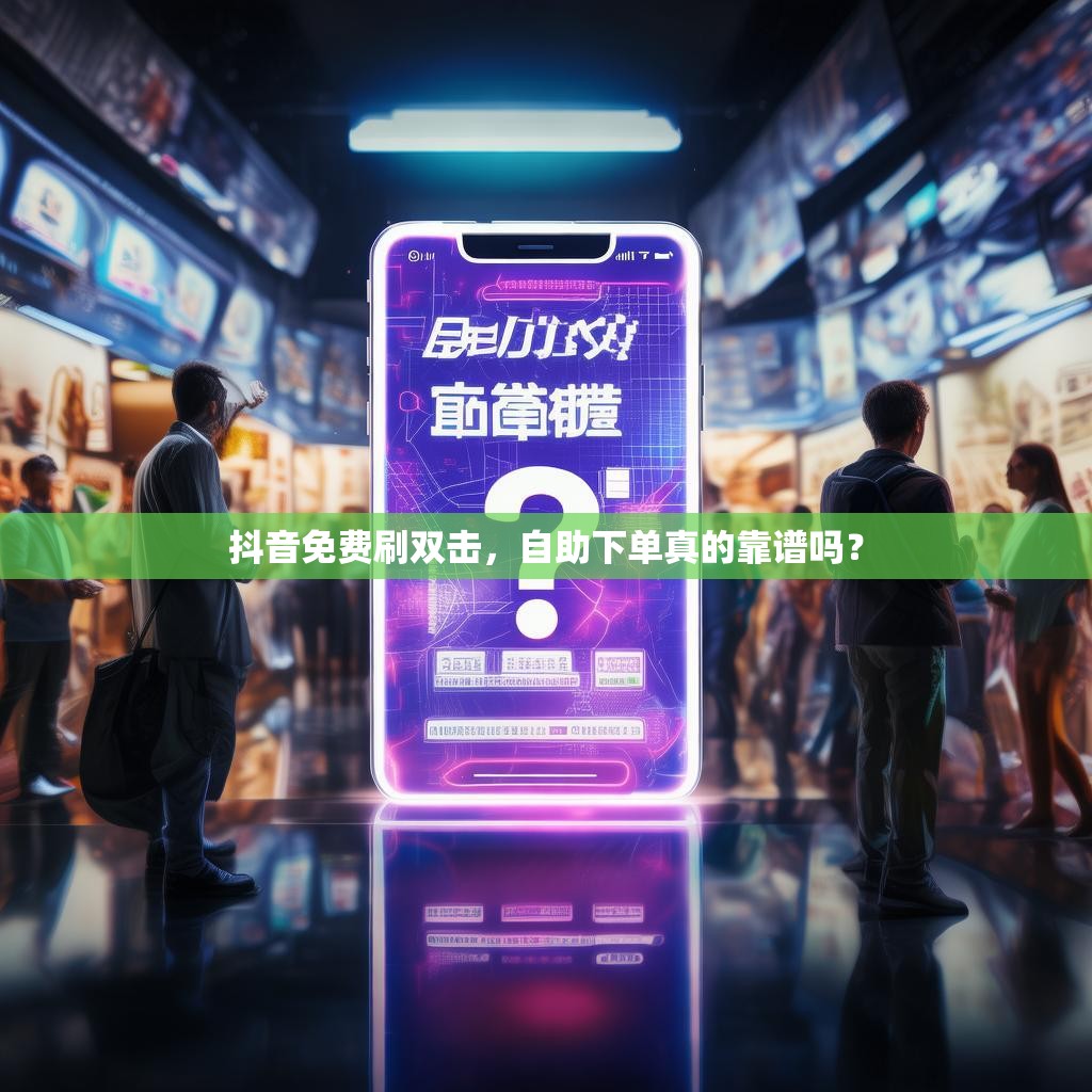 抖音免费刷双击，自助下单真的靠谱吗？