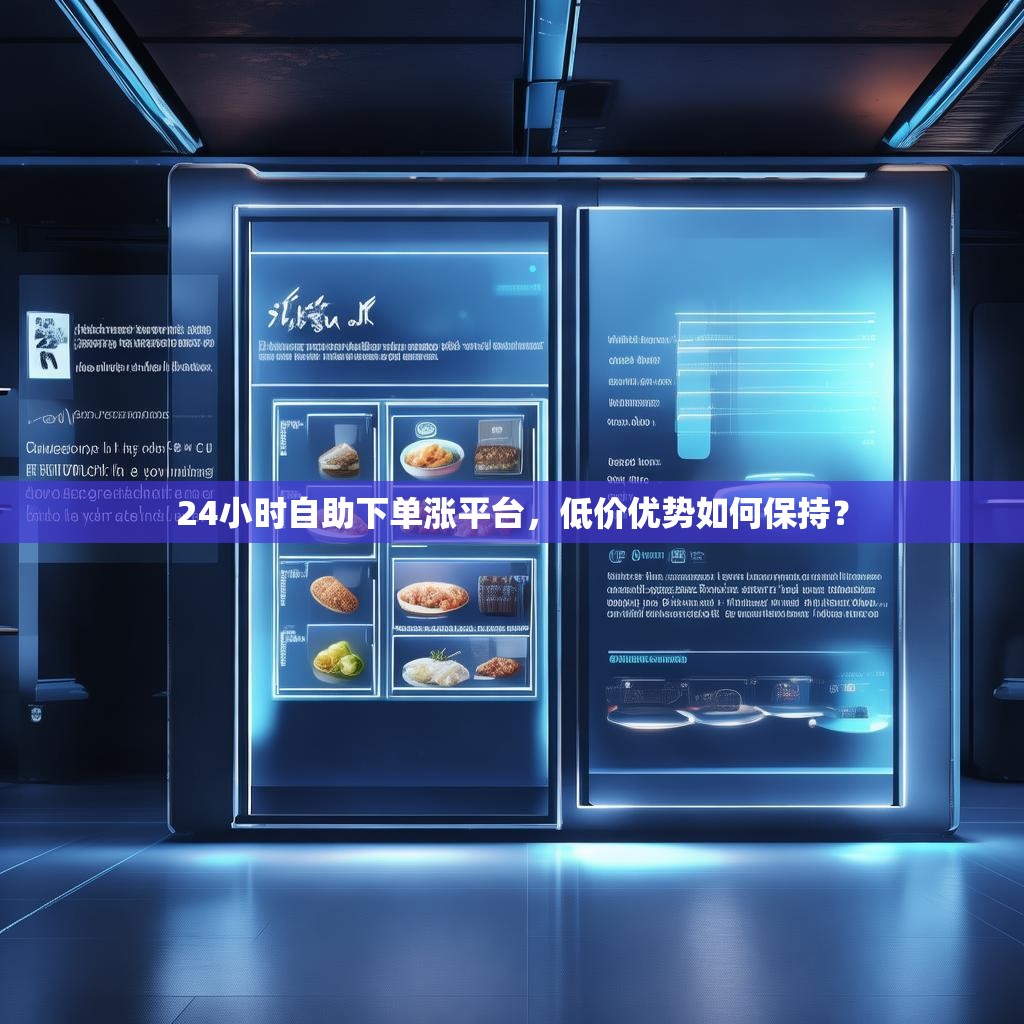 24小时自助下单涨平台，低价优势如何保持？