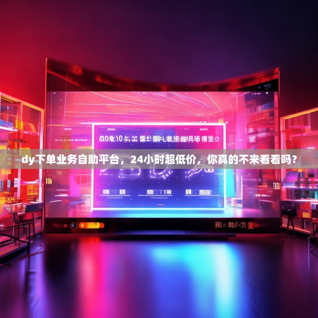 dy下单业务自助平台，24小时超低价，你真的不来看看吗？