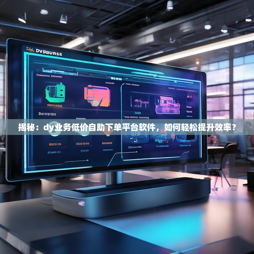 揭秘：dy业务低价自助下单平台软件，如何轻松提升效率？