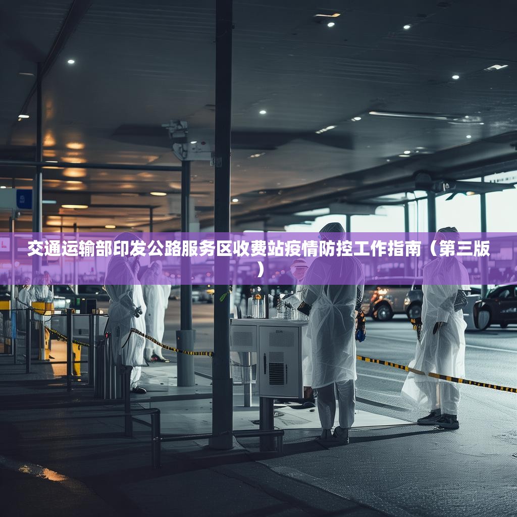 交通运输部印发公路服务区收费站疫情防控工作指南（第三版）