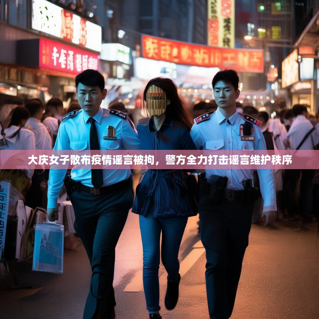 大庆女子散布疫情谣言被拘，警方全力打击谣言维护秩序