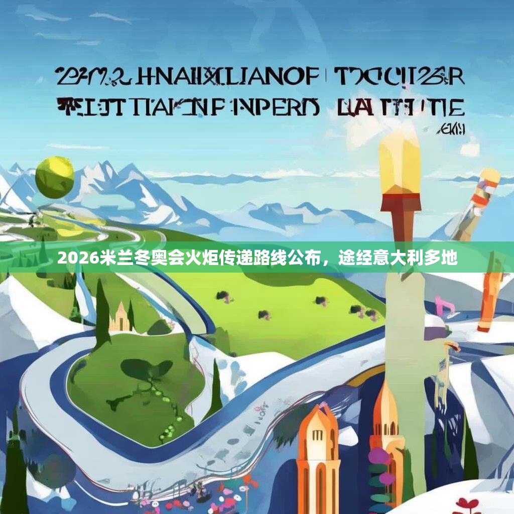 2026米兰冬奥会火炬传递路线公布，途经意大利多地