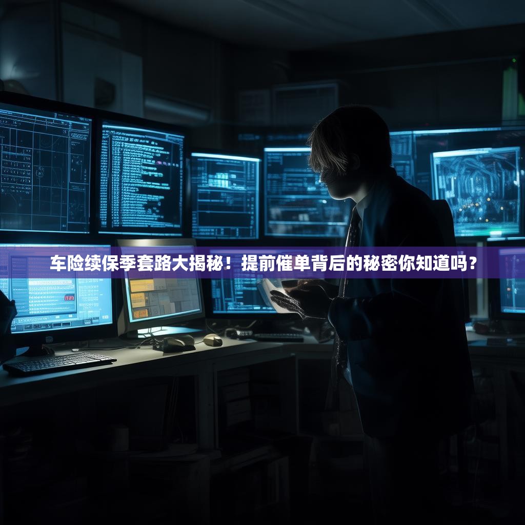 车险续保季套路大揭秘！提前催单背后的秘密你知道吗？