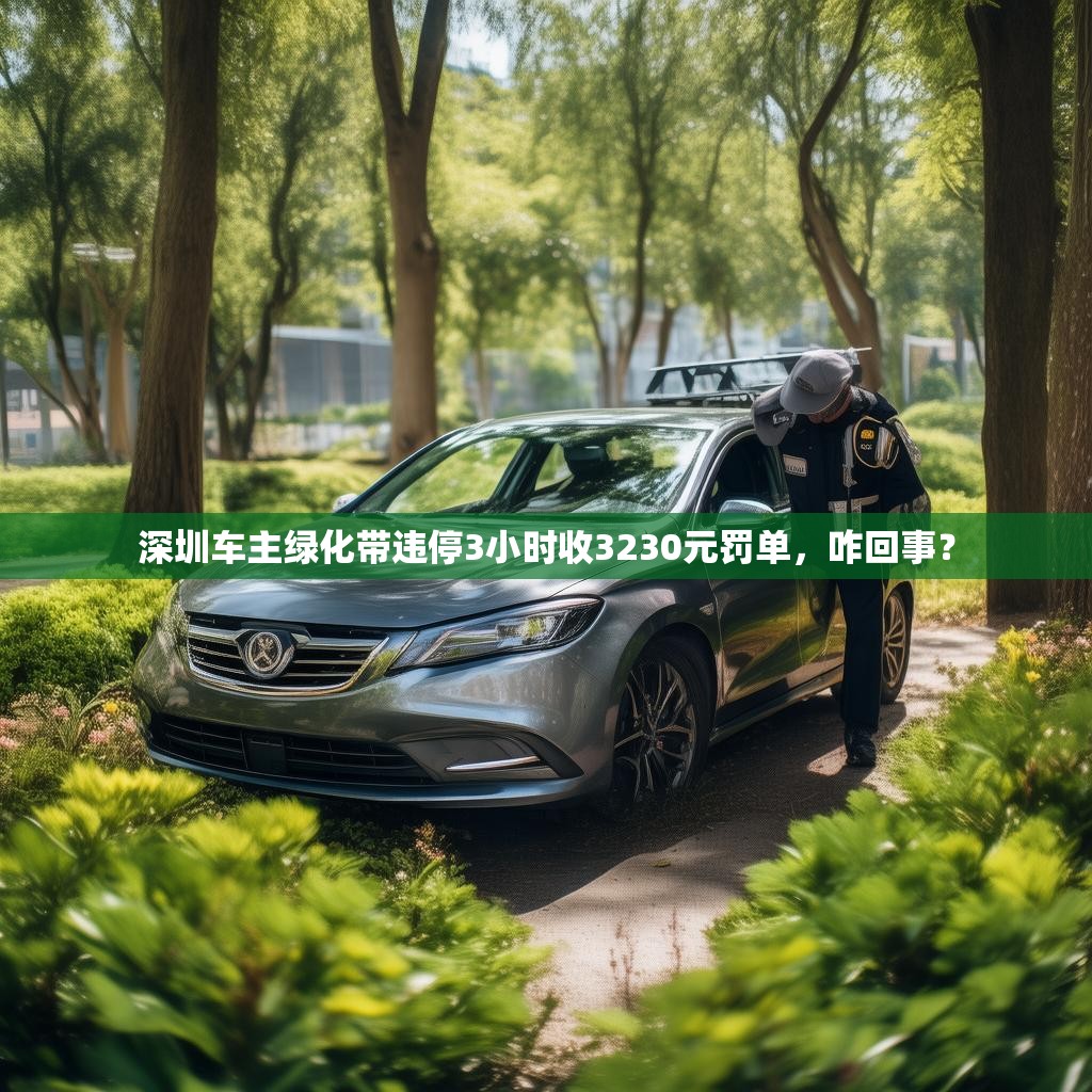 深圳车主绿化带违停3小时收3230元罚单,咋回事? 深圳车主绿化带违停3小时收3230元罚单,咋回事?