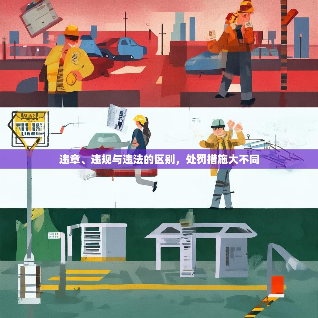 违章、违规与违法的区别，处罚措施大不同